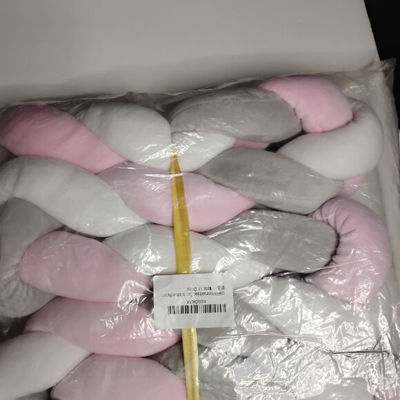 New Decorative Tri-Color Braided Pillow Super Soft - Picture 2 of 4